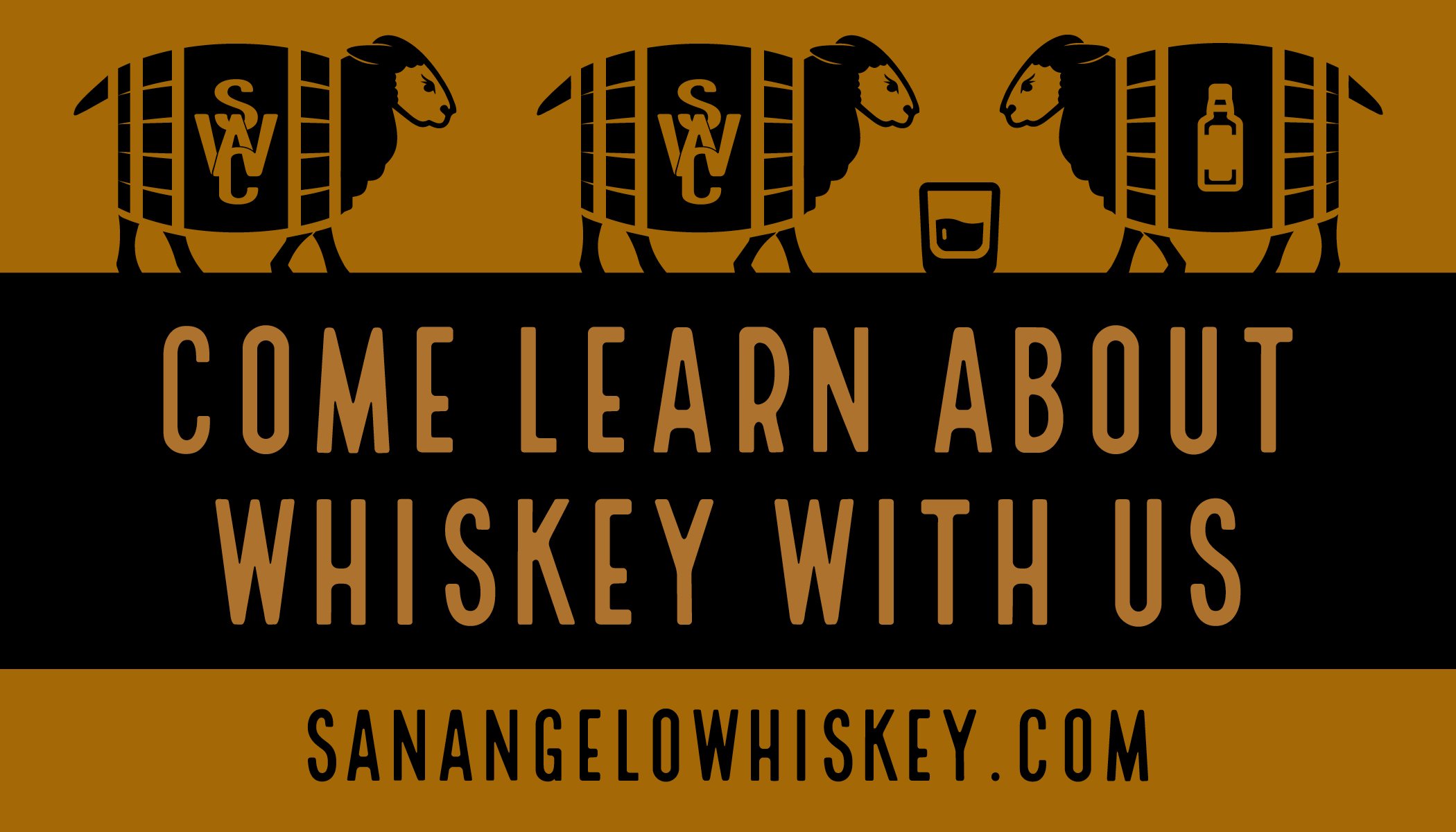 Come learn about whiskey with San Angelo Whiskey Collective